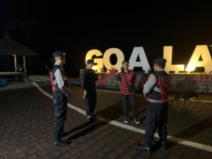 Polres Klungkung Perkuat Keamanan Lewat Patroli Malam di Titik Rawan.