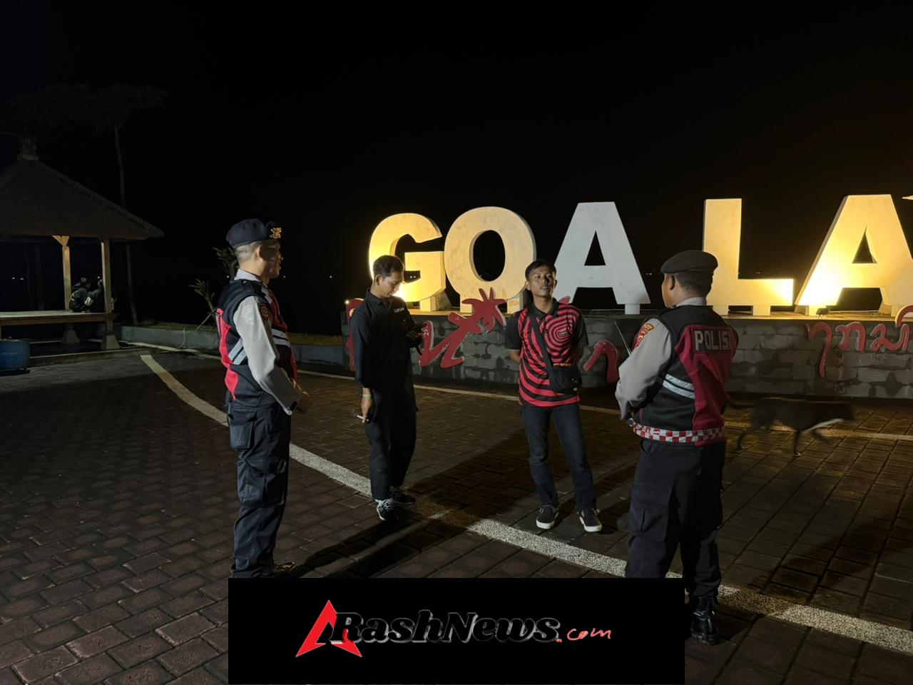 Polres Klungkung Perkuat Keamanan Lewat Patroli Malam di Titik Rawan.