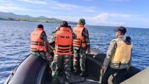 Misi Kemanusiaan di Laut Flores, Kodim 1630/Mabar Turut Andil dalam Pencarian WNA Korban Kapal Tenggelam