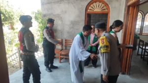 Antisipasi Gangguan Kamtibmas, Sat Samapta Polres Bangli Pastikan Kenyamanan Ibadah Umat Kristiani