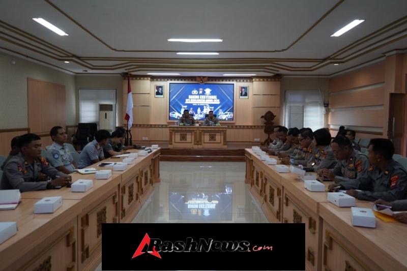 Polres Gianyar Gelar Rakor Eksternal OPS Keselamatan Agung 2026
