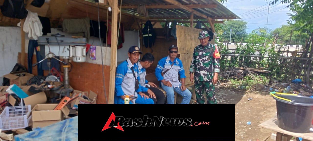 Pastikan Kelancaran Pembangunan, Babinsa Senayan Awasi Progres Koperasi Merah Putih