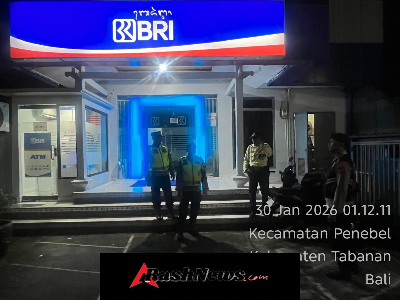 Antisipasi Gangguan Kamtibmas Polsek Penebel Patroli Subuh