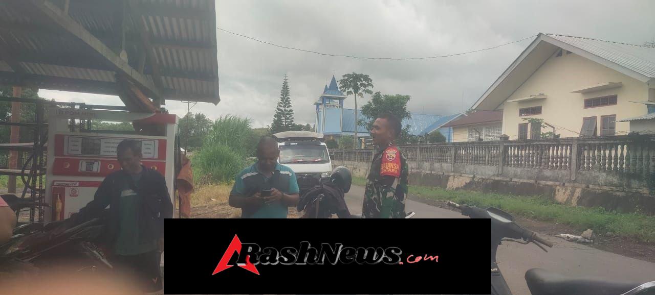 Babinsa Desa Nabelena Laksanakan Monitoring Wilayah, Situasi Terpantau Aman