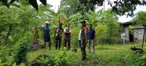 Babinsa Desa Bobawa Dampingi Rapat Bersama dan Pengecekan Lahan Pembangunan KDKMP