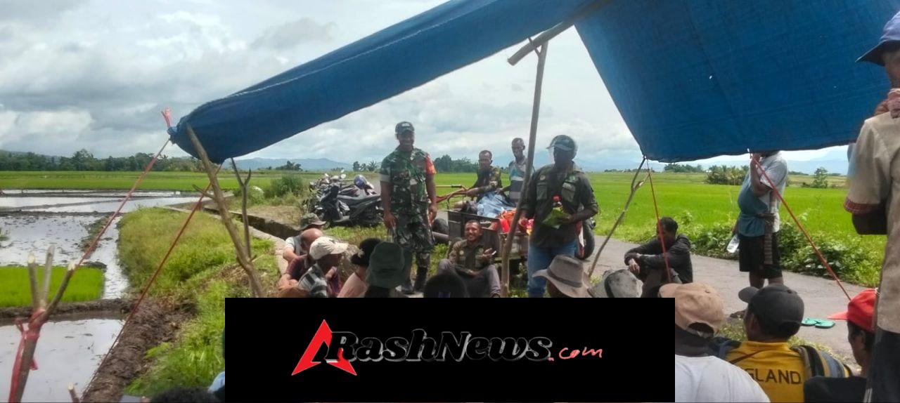 Launching Rehap Ruang Kelas SDI Waemburung Dihadiri Babinsa dan Pejabat Daerah