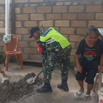 Babinsa Alak Perkuat Kemitraan Melalui Karya Nyata