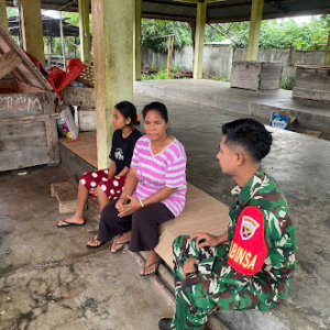 Komsos Teritorial Babinsa Kewapante Dorong Peran Aktif Warga Jaga Keselamatan dan Ketertiban