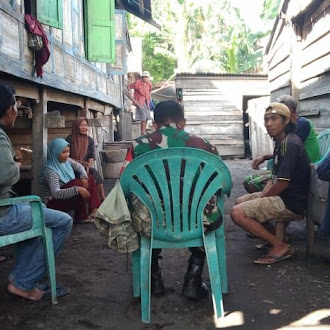 Babinsa Doropeti Himbau Warga Jaga Kerukunan dan Kebersamaan