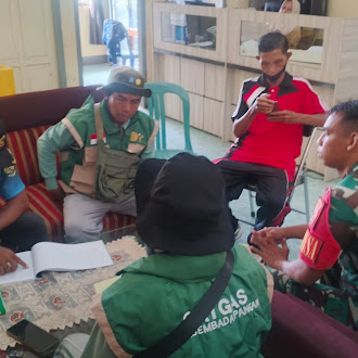 RDKK Pupuk Bersubsidi Babinsa dan PPL Desa Moteng Sinergi Validasi Data Petani Penerima Pupuk