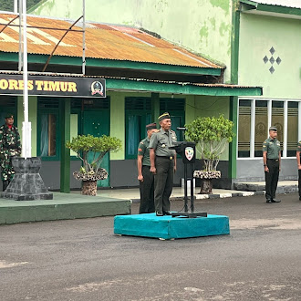 Kodim 1624/Flotim Gelar Upacara Bendera, Kasdim Tekankan Tanggung Jawab Tugas