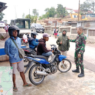 Koramil Mollo Utara Turun ke Pasar: Antisipasi Kerawanan dan Ingatkan Warga Soal Kesehatan.