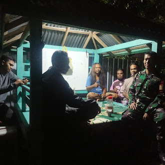 Babinsa Serka Jubaedin Himbau Pemuda Jaga Pergaulan dan Keamanan Lingkungan