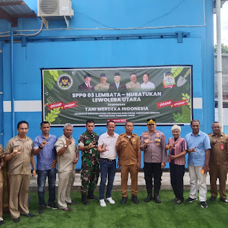 Pabung Kodim 1624/Flotim Dukung Program MBG, Hadiri Launching SPPG 03 Nubatukan