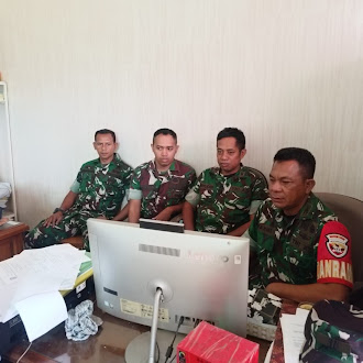 Dukung Profesionalisme Satkowil, Kodim 1628/Sumbawa Barat Ikuti Rakor Vicon Sistem Blok