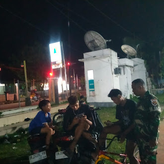 TNI Hadir di Tengah Masyarakat, Koramil Jereweh Laksanakan Patroli Rutin