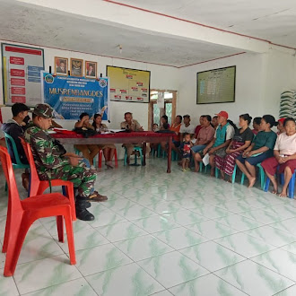 Dampingi Warga, Babinsa Koramil 1612-03/Borong Kawal Bantuan Pangan