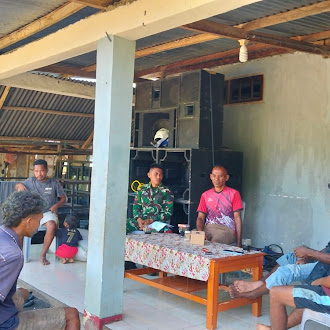 Kegiatan Komsos Babinsa Aesesa Selatan Berlangsung Aman dan Kondusif