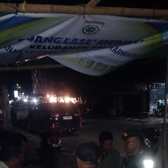 TNI Hadir di Tengah Masyarakat, Koramil 1628-01/Taliwang Gelar Patroli Malam