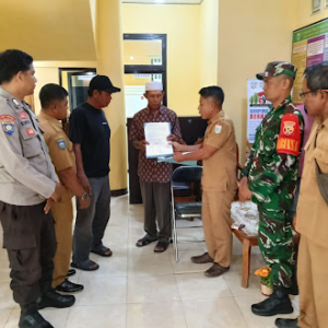 Jaga Kondusivitas Wilayah, Babinsa Lampok Dampingi Mediasi Sengketa Kebun dan Ternak