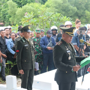 Dandim Kupang Jadi Inspektur Upacara Pemakaman Prajurit
