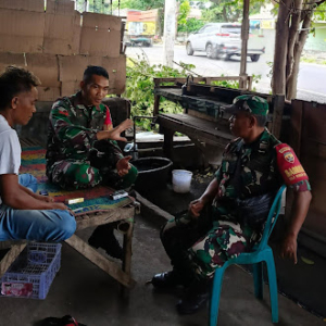 ‎Babinsa Wanasaba Aktif Komsos Bersama Warga, Perkuat Sinergi dan Pembinaan Teritorial