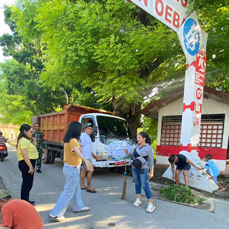Babinsa Oeba Dorong Budaya Hidup Bersih Warga