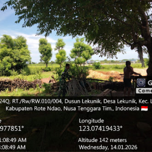 Pendistribusian Material dan Pengerjaan KDKMP Desa Lekunik Berlangsung Aman