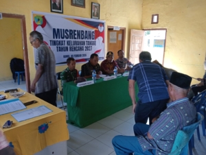 Sinergi TNI dan Pemerintah, Babinsa Lembor Hadir dalam Forum Musrenbangkel 2027