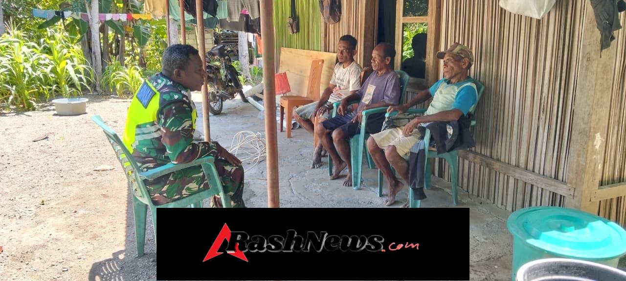 Babinsa Insut Turun Langsung ke Desa, Ciptakan Lingkungan Aman dan Kondusif