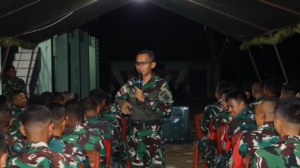Perkuat Kinerja Satgas, Yonarmed 12 Kostrad Laksanakan Rapat Evaluasi Bulanan