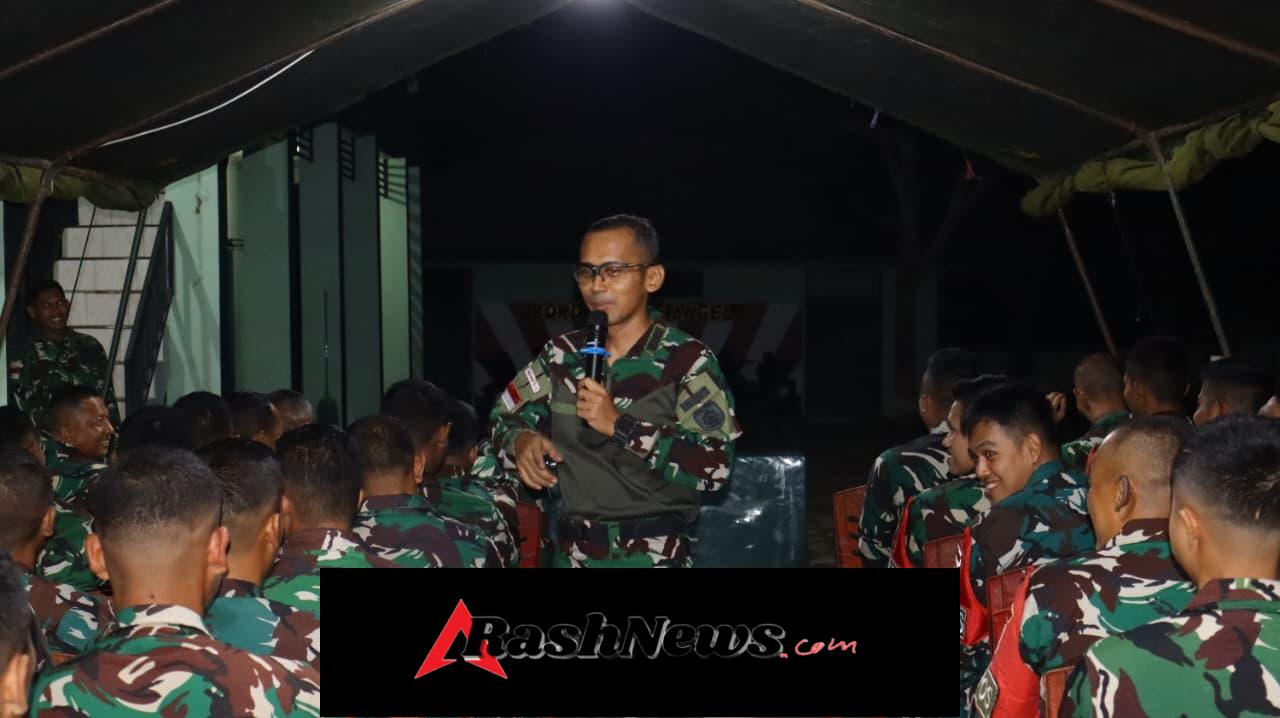 Perkuat Kinerja Satgas, Yonarmed 12 Kostrad Laksanakan Rapat Evaluasi Bulanan