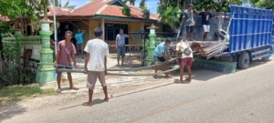 Monitoring Wilayah, Babinsa Pastikan Distribusi Material KDKMP Tepat Sasaran