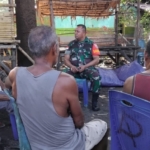 Babinsa Pulau Pura Sampaikan Himbauan Pengawasan Anak dan Keamanan Lingkungan