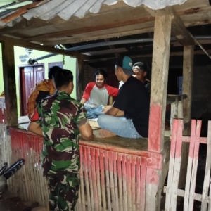 Patroli Malam Babinsa Bersama Pemuda, Upaya Cegah Tindak Pencurian