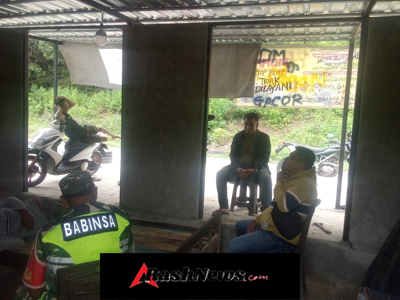 Komsos dan Pamwil Babinsa di Desa Loboniki Berjalan Lancar dan Aman