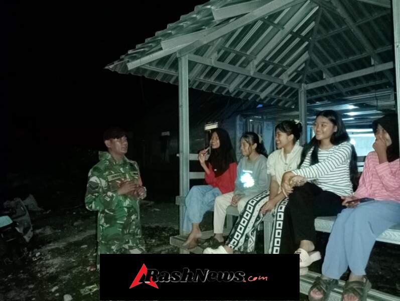 Tingkatkan Keamanan Wilayah, Koramil 1628-05/Jereweh Intensifkan Patroli Rutin