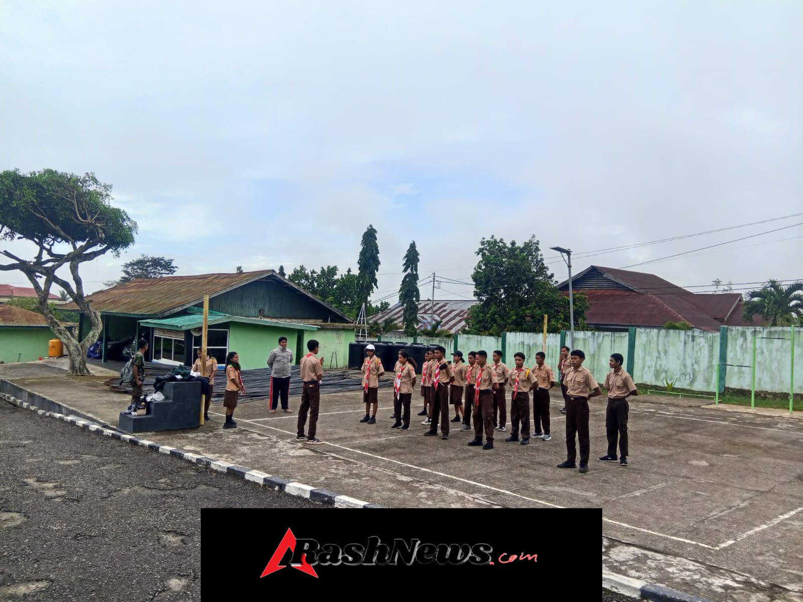 Kodim 1621/TTS Konsisten Bina Generasi Muda Melalui Latihan Saka Wira Kartika