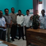 Babinsa Karamabura Bersama Aparat Desa Jaga Kondusivitas Seleksi Kadus Rora Timur