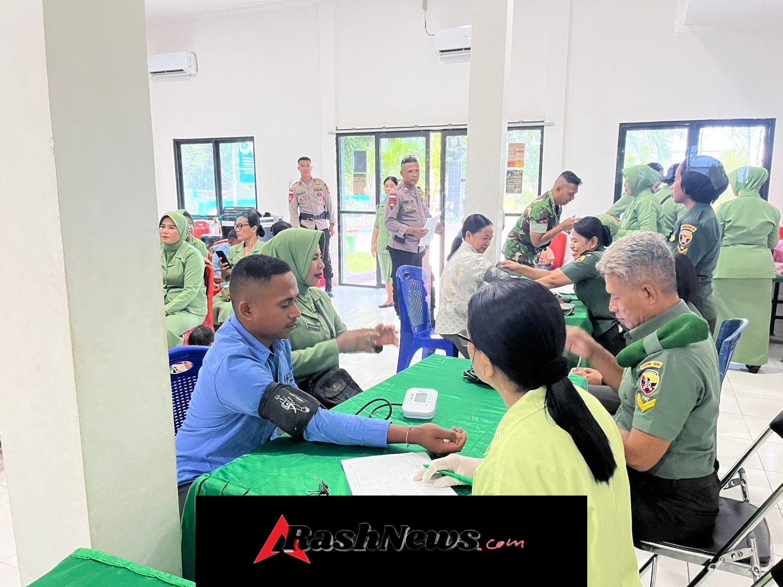 Setetes Darah untuk Kemanusiaan, Kodim 1601/Sumba Timur Peringati HUT Persit KCK ke-80