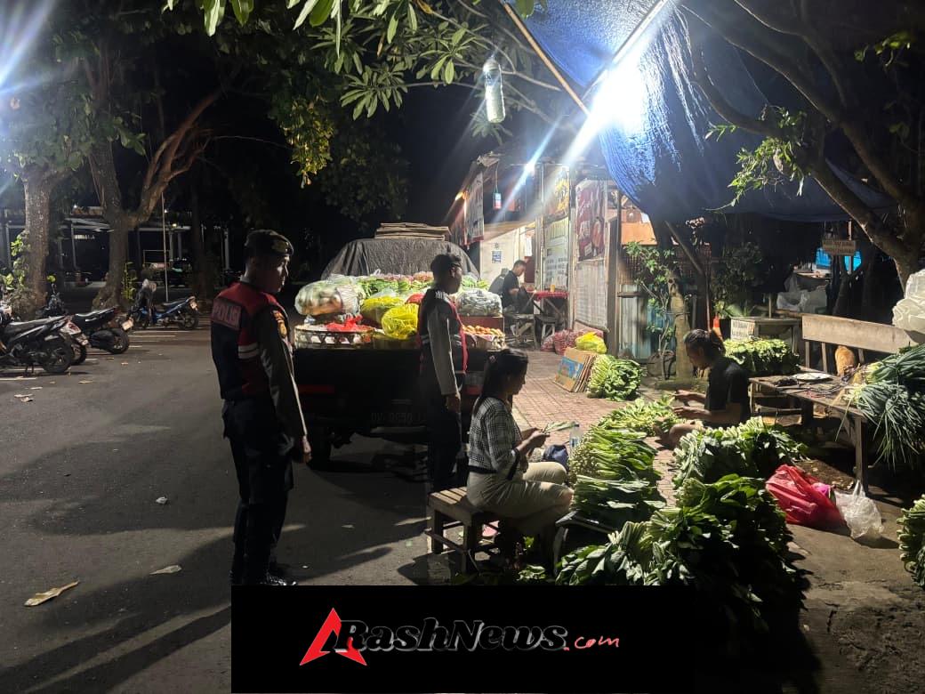 Ciptakan Rasa Aman, Samapta Polres Klungkung Lakukan Patroli Malam.