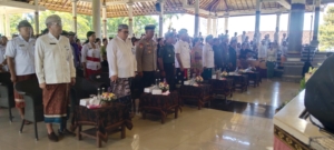 Kapolsek Klungkung Hadiri Pembukaan Bulan Bahasa Bali VII Tahun 2026.