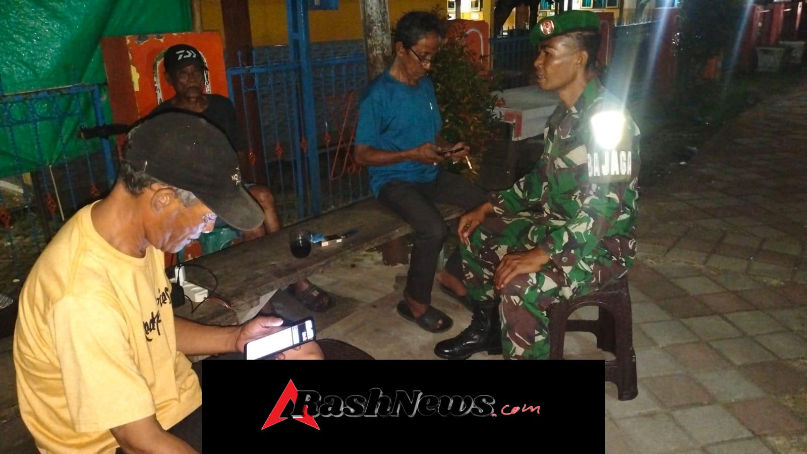 TNI Hadir di Tengah Masyarakat, Patroli Malam Jaga Stabilitas Keamanan