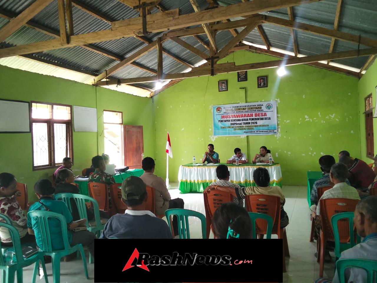 Sinergi Pemdes dan TNI, Musdes Mekendetung Sukses Digelar
