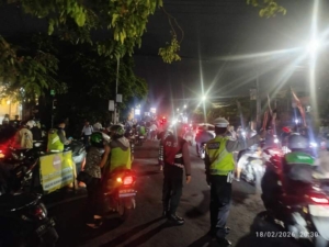 Berlangsung Khidmat dan Kondusif, Polsek Dentim Amankan Ibadah Rabu Abu di Gereja Santo Yoseph Kepundung