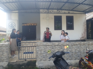 Polsek Selemadeg intensifkan pengamanan Kebaktian Minggu Umat Kristen