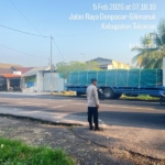 Berikan rasa aman bagi Masyarakat di pagi hari, Personel Polsek Selemadeg barat gelar Strong Point pagi