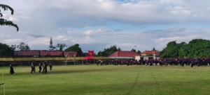 Danramil Banjarangkan; Pengabdian Masyarakat Iustitia Wujud Nyata Komitmen dan Kontribusi Generasi Muda Mengabdi Langsung Di Masyarakat