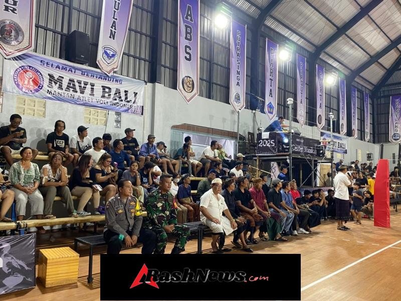 Final Volly DEDS Cup I Berlangsung Meriah dan Tertib, Babinsa Guwang Laksanakan Pengamanan Terpadu