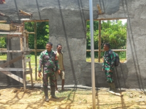 ‎Bersama Pemerintah Desa, Danramil Ropang Dorong KDMP dan MBG ‎